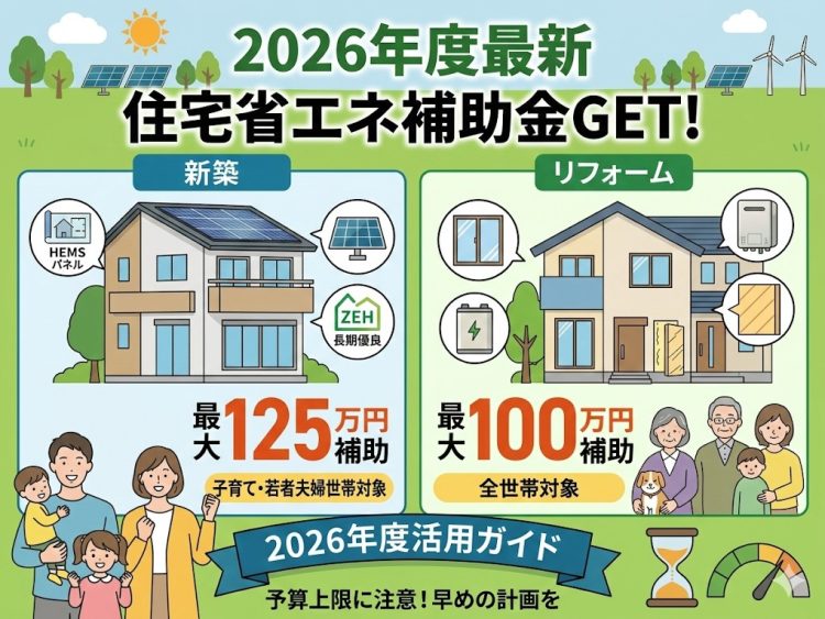 【徹底解説！】「みらいエコ住宅2026事業」がまるわかり！新築＆リフォーム補助金活用ガイド～横浜市・川崎市・相模原市～